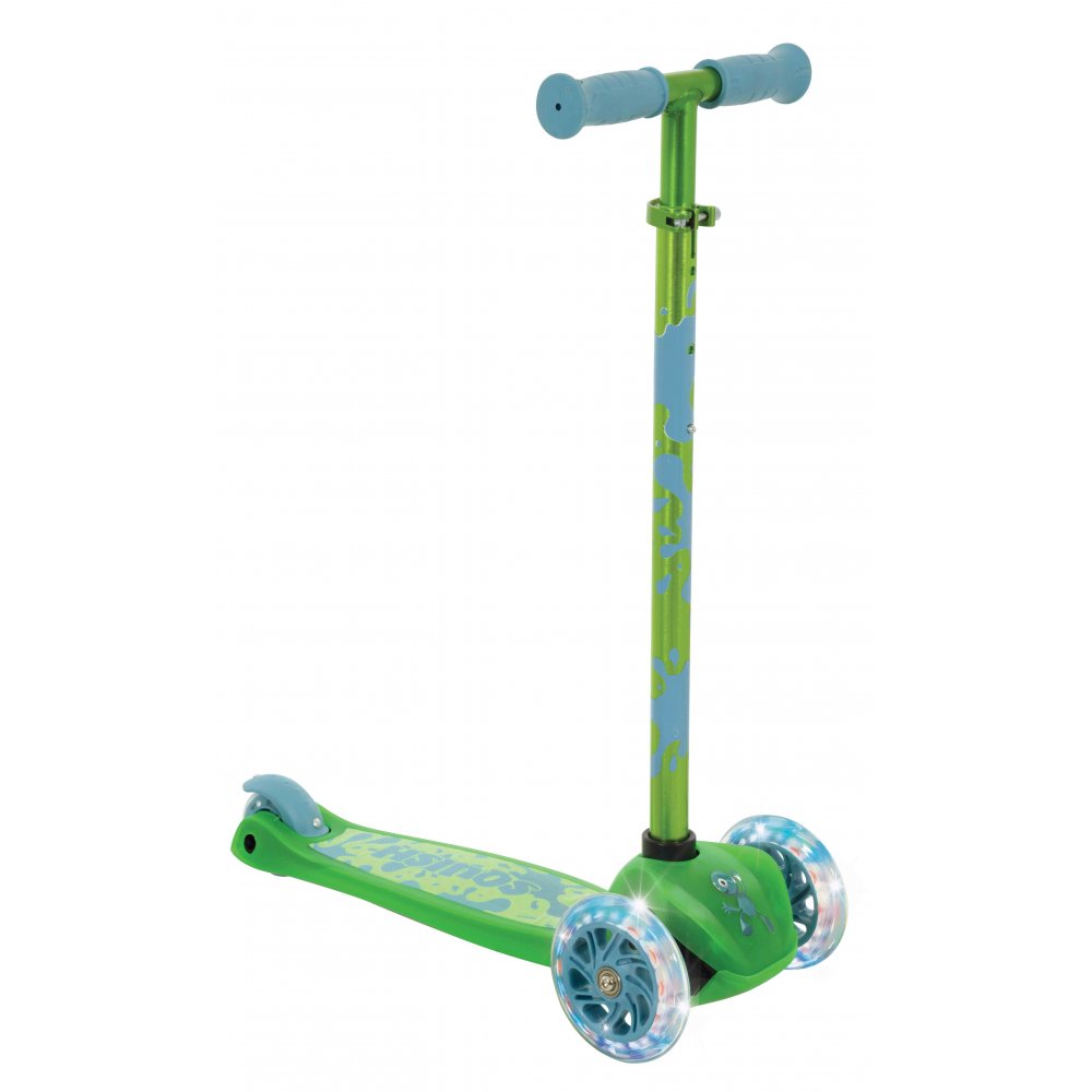 Squish Mini Flex LED Kids Tilt Scooter - Green