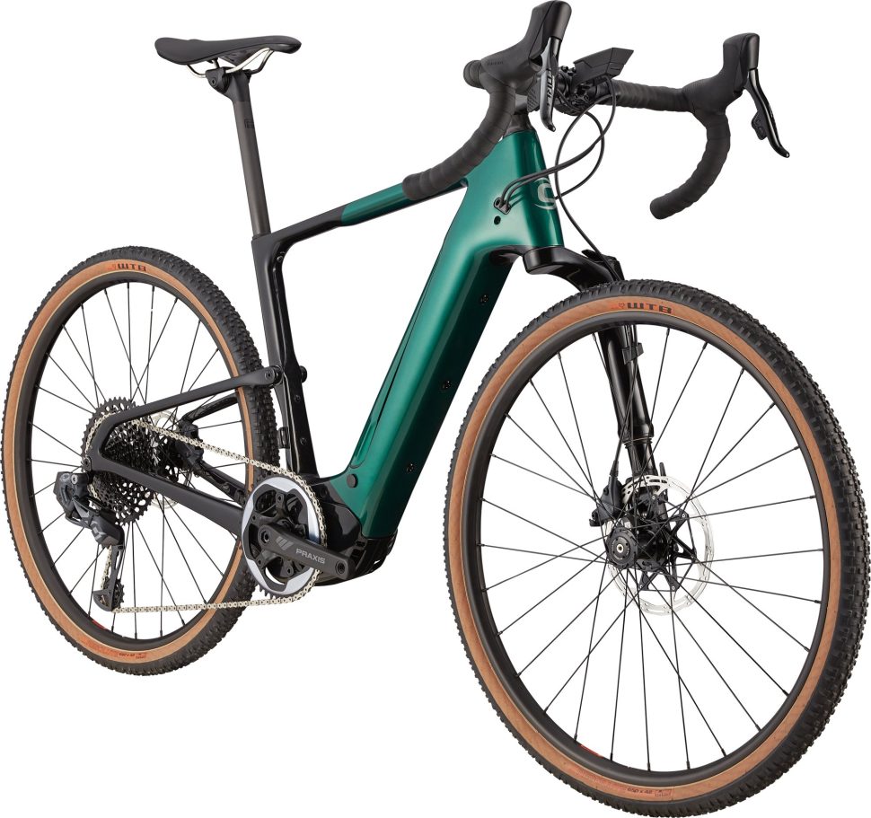 Cannondale Topstone Neo Carbon 1 Lefty Electric Gravel Bike - Emerald